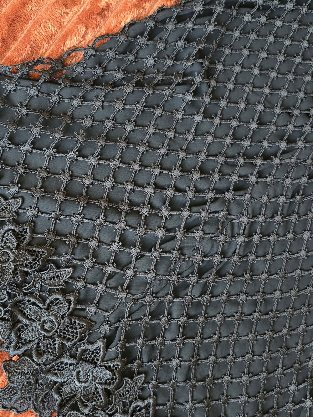 Dolce & Gabbana Black Lace-Trimmed Mini Dress - Picture 4 of 14